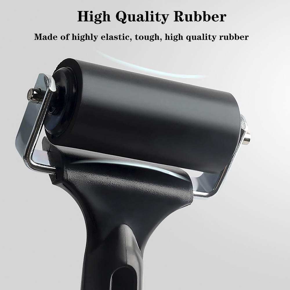 Soft Rubber Brayer Rollers for Crafting Brayer Rollers for Printmaking Brayer...