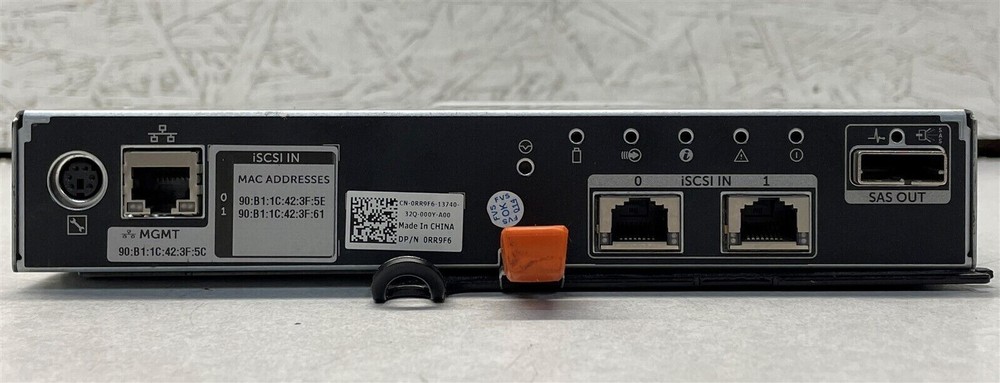 DELL RR9F6 10GB iSCSI POWERVAULT CONTROLLER MD36601 MODEL E02M E02M003