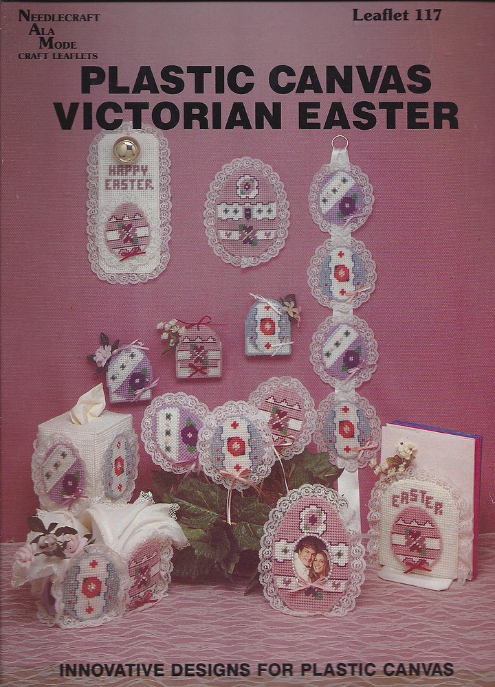 PLASTIC CANVAS VICTORIAN EASTER ~ NEEDLECRAFT ALA MODE