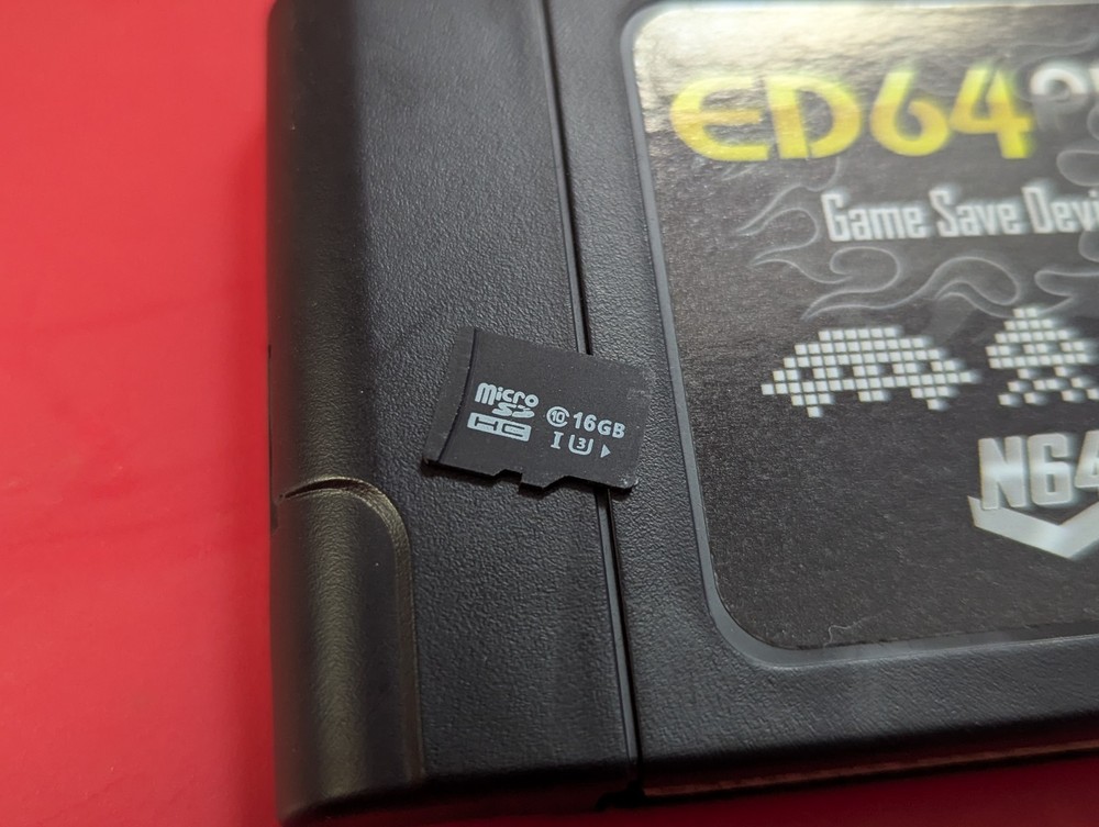 ED64 Plus Nintendo 64 Flashcart (Preloaded, Read Description)