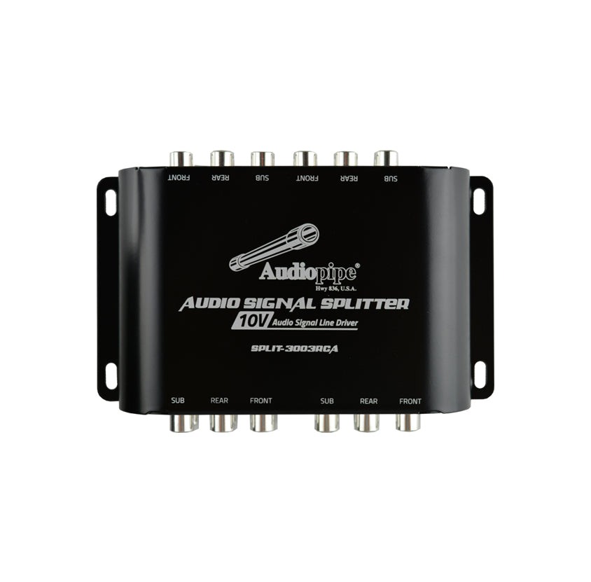 Audiopipe® SPLIT-3003RCA - Multi-Channel Audio Splitter & Line Driver