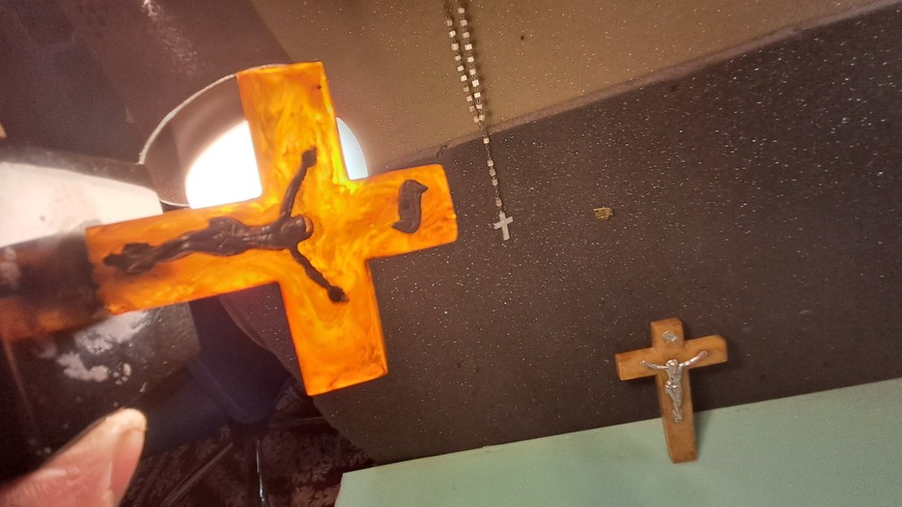 bakelite catalin cross