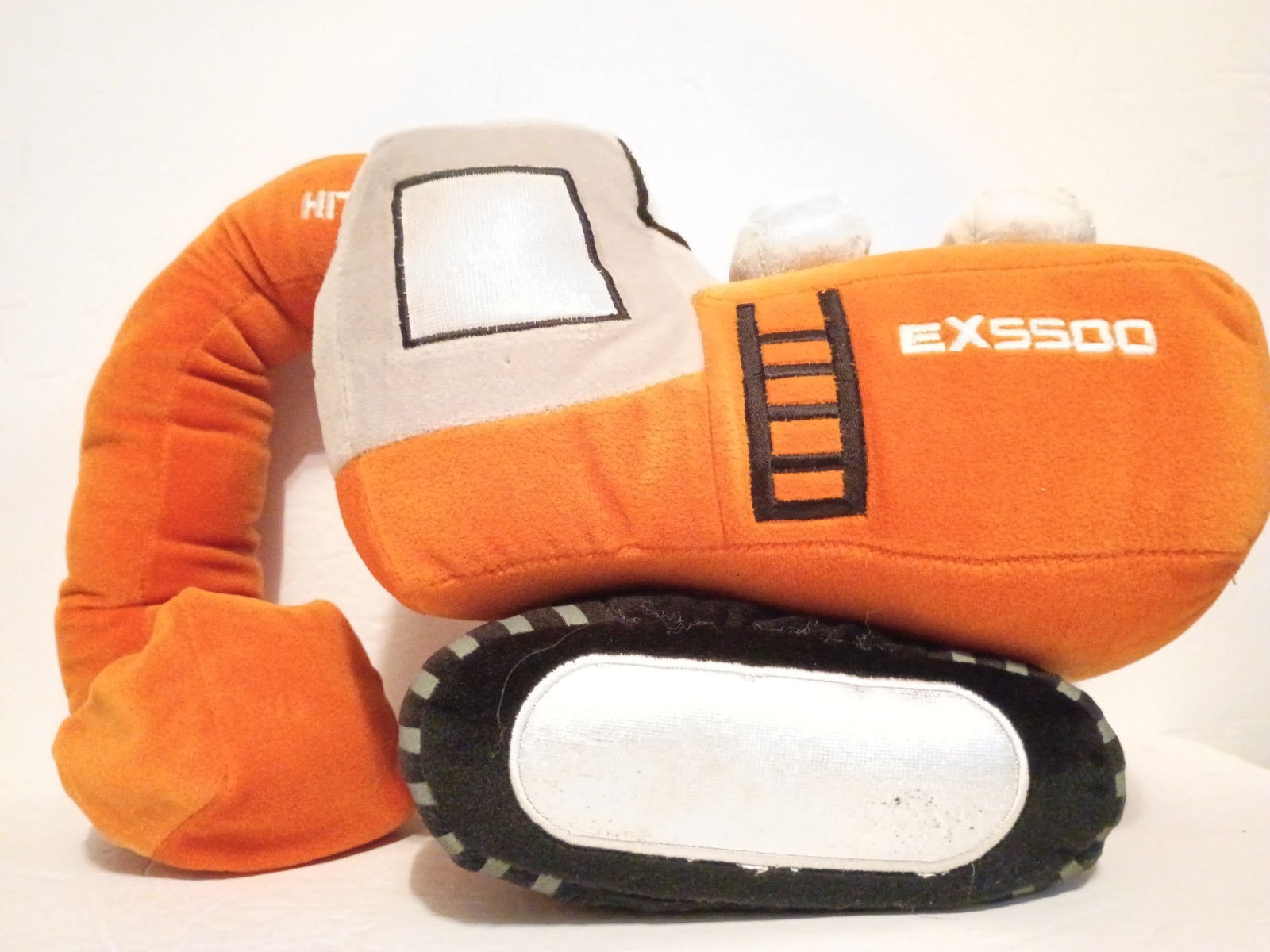 Hitachi Super EX5500 Excavator plush toy rare AME promotions promotional toy