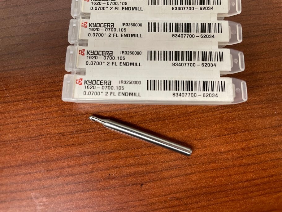 KYOCERA 1620.0700-105 2FL ENDMILL SOLID CARBIDE