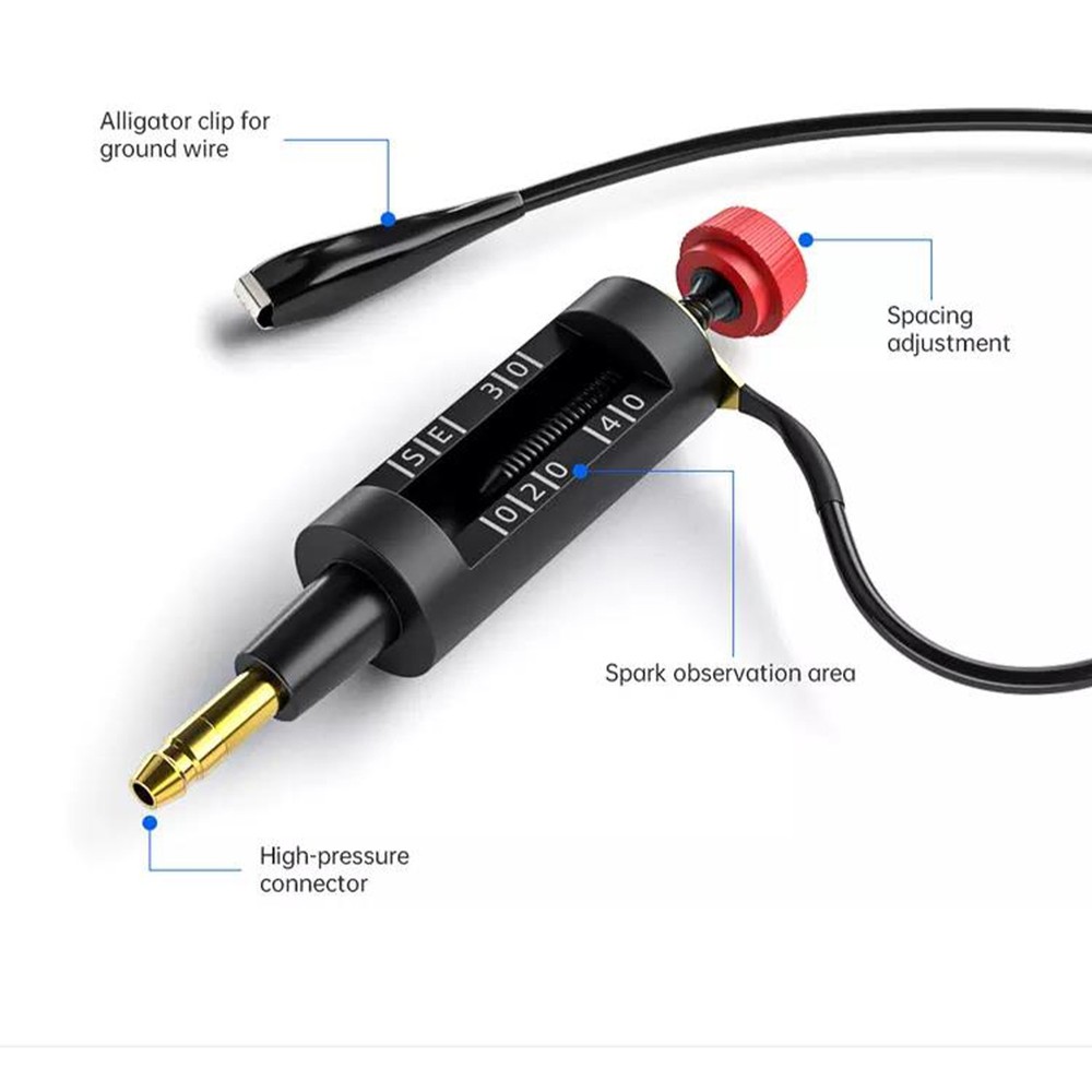 Auto SPARK Plug Tester Ignition Coil Engine In Line Diagnostic Test Tool