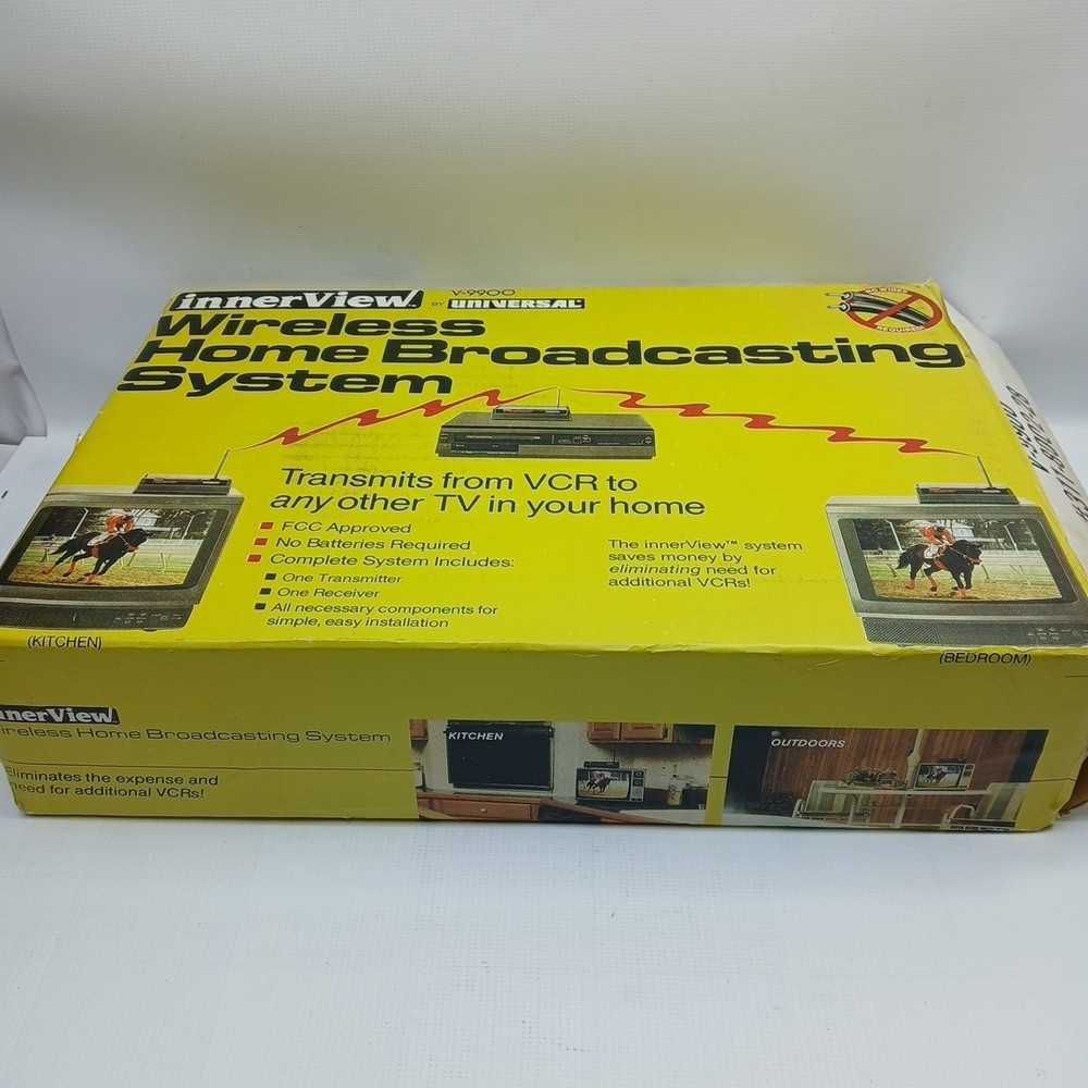 InnerView Universal Wireless VCR Home Broadcasting System V-9900 Vintage EUC!!
