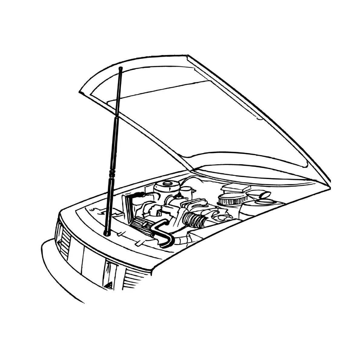 Lisle 45900 Hood Prop, Telescopes from 18 1/2" to 46 3/4"