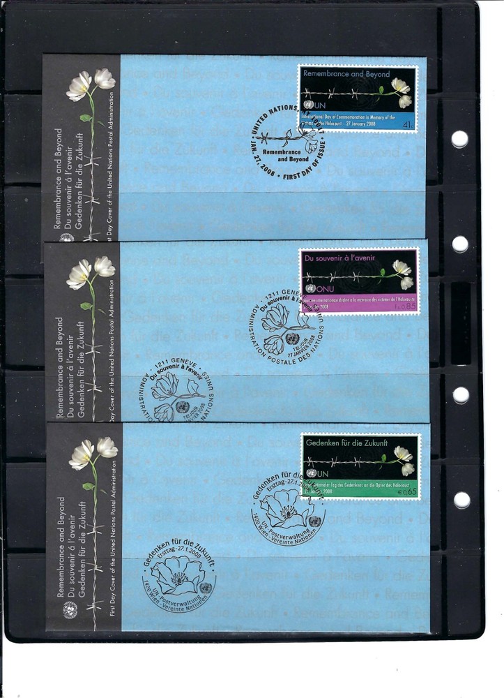 2008 REMEMBRANCE AND BEYOND FDC's - UNPA Cachet (447A)