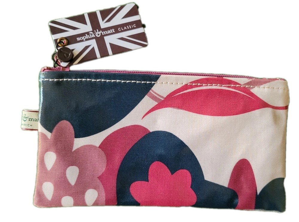Sofia&Mat Classic Floral Print Accessory Pouch NWT