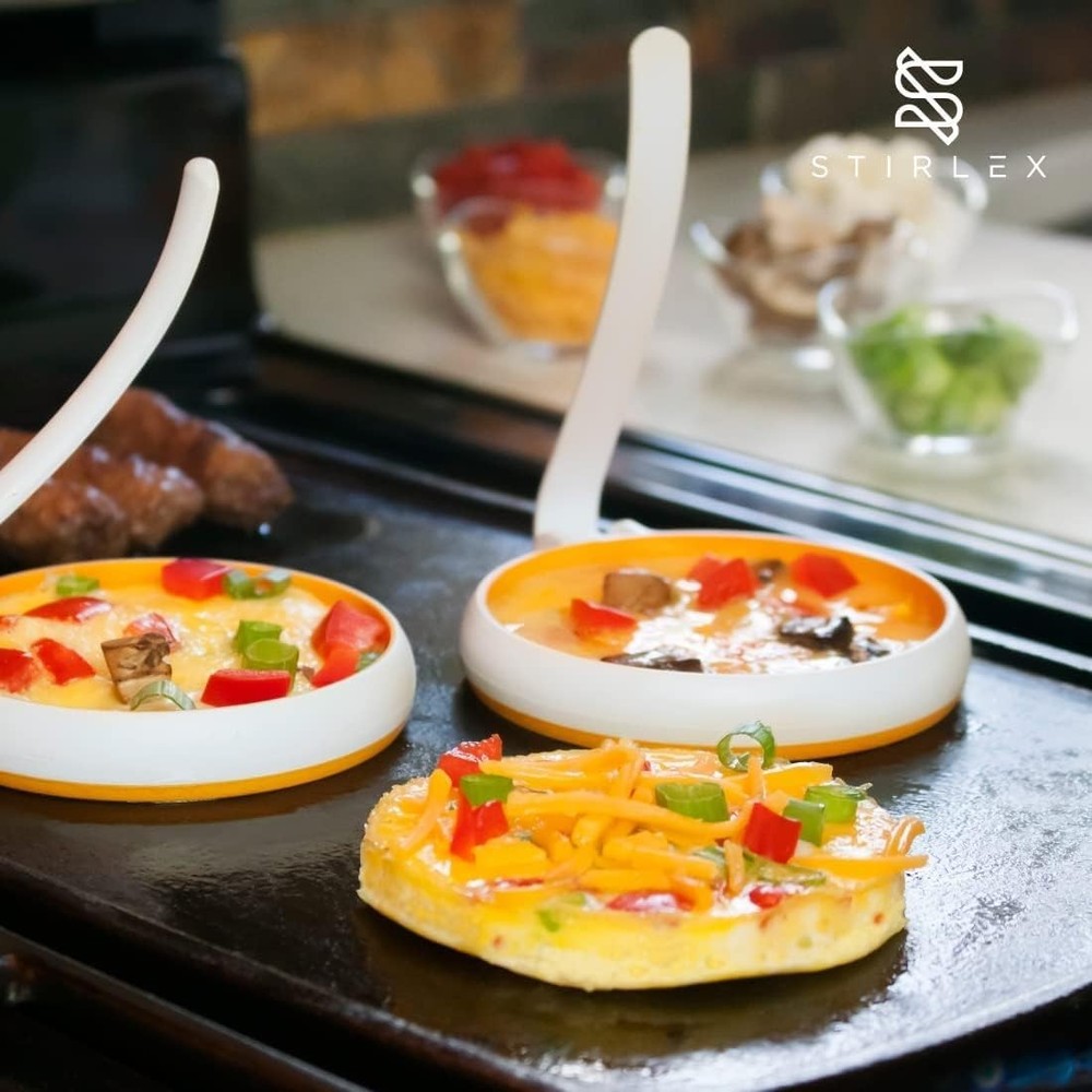 Silicone Egg Rings for Breakfast Sandwich, 4-Pack