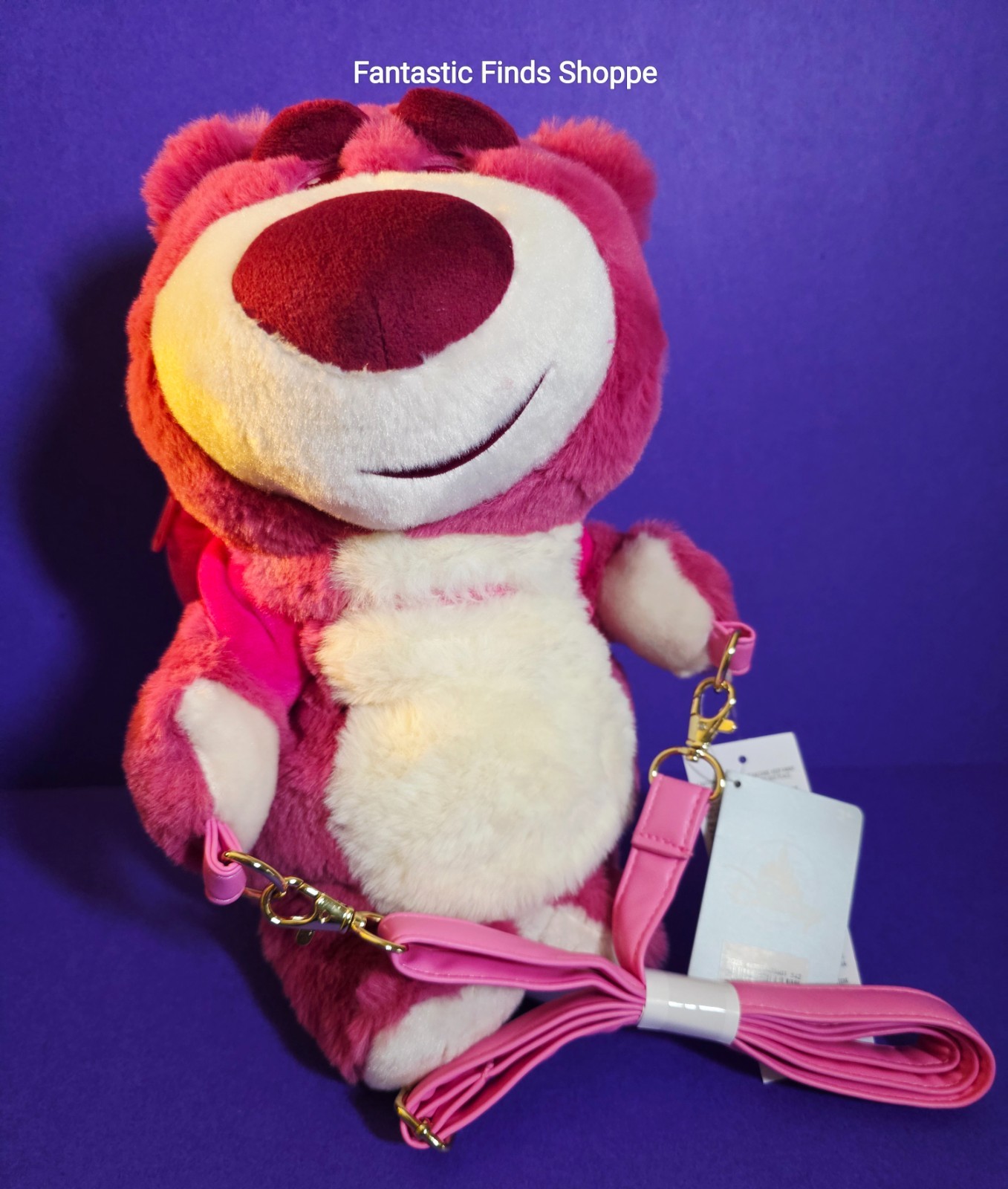 Disney Toy Story Lotso Plush Strawberry Character Essential Bag NWT