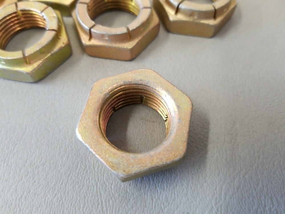 3/4-16 Flex lock nut Grade 8 Yellow Zinc 10pcs