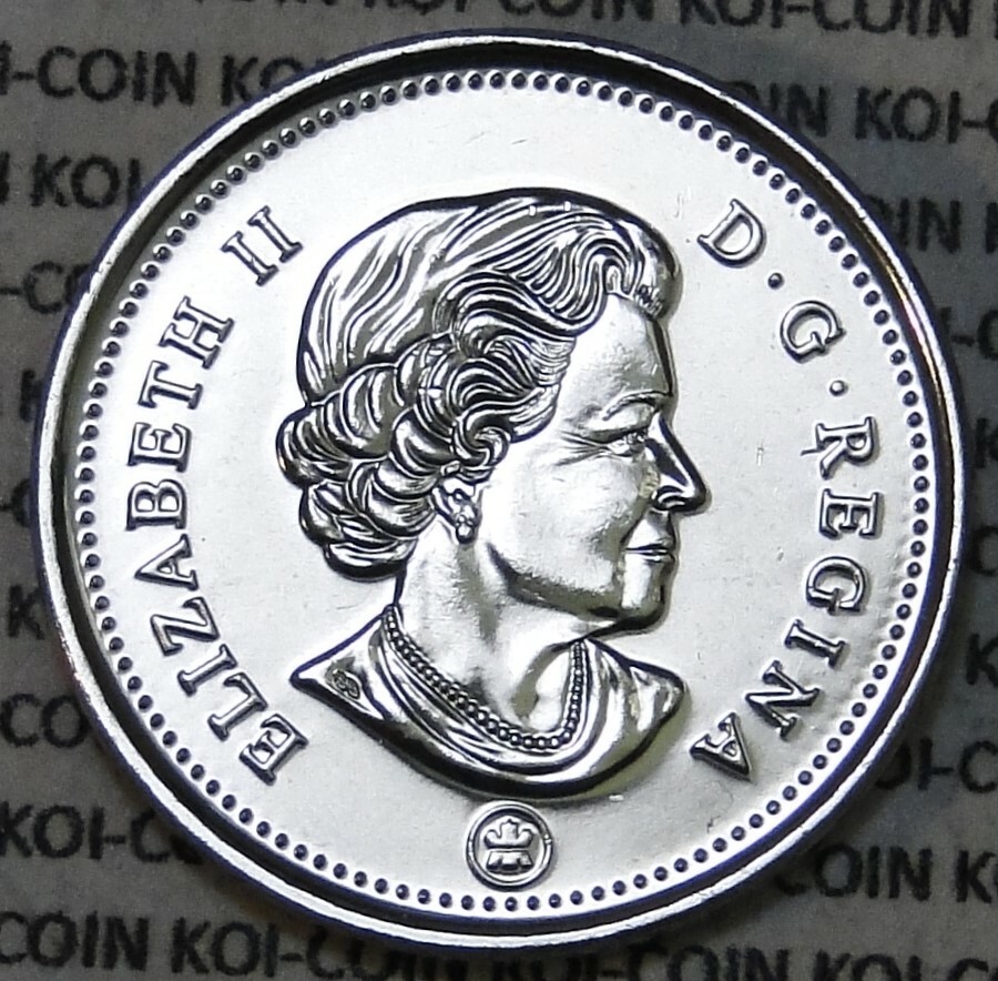 BU UNC Canada 2014 nickel beaver five 5 cent 5c coin from mint roll Uncirculated