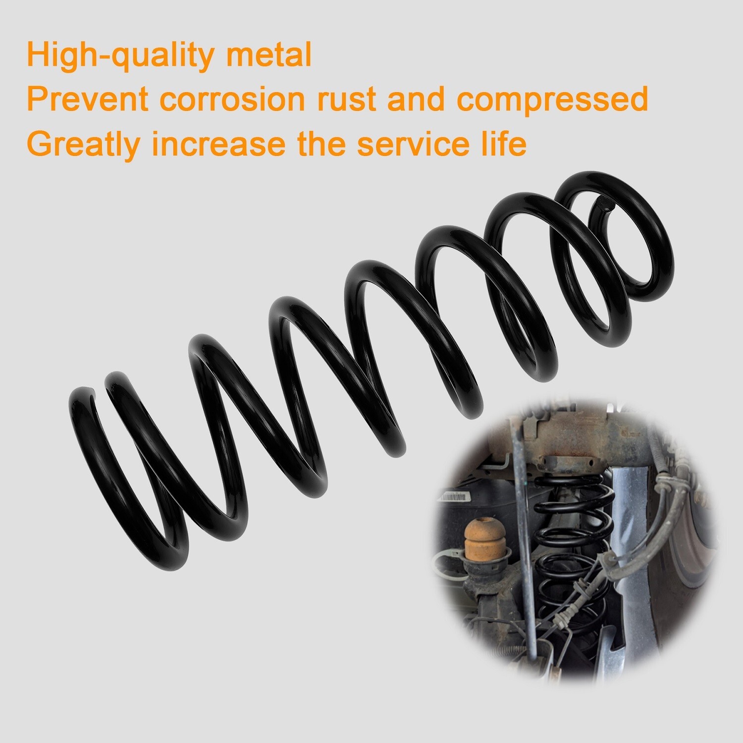 Rear Coil Spring Kit 50% Heavier for Ram 1500 Provide an Extra 50% Load Capacity