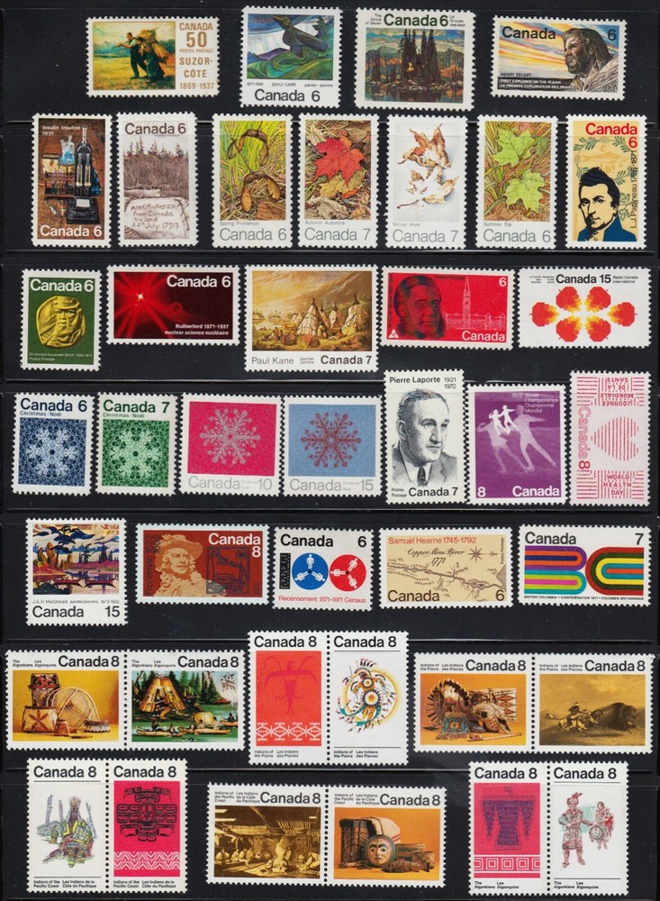 Canada = 1968-1981 Years Collection = MNH