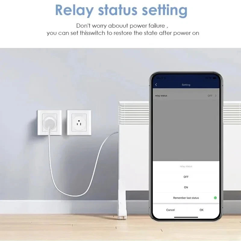 Tuya Smart Wifi Plug US 10A Remote Control Smart Home Appliances Socket