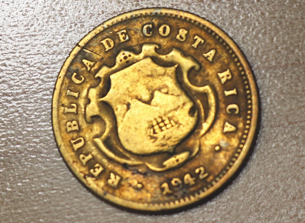 1942 Costa Rica 10 Centimos