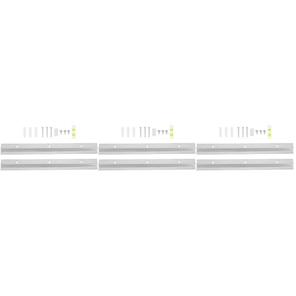 3 Sets Hanging Multiple Pictures Hangers Wall Mounting Interlocking Brackets