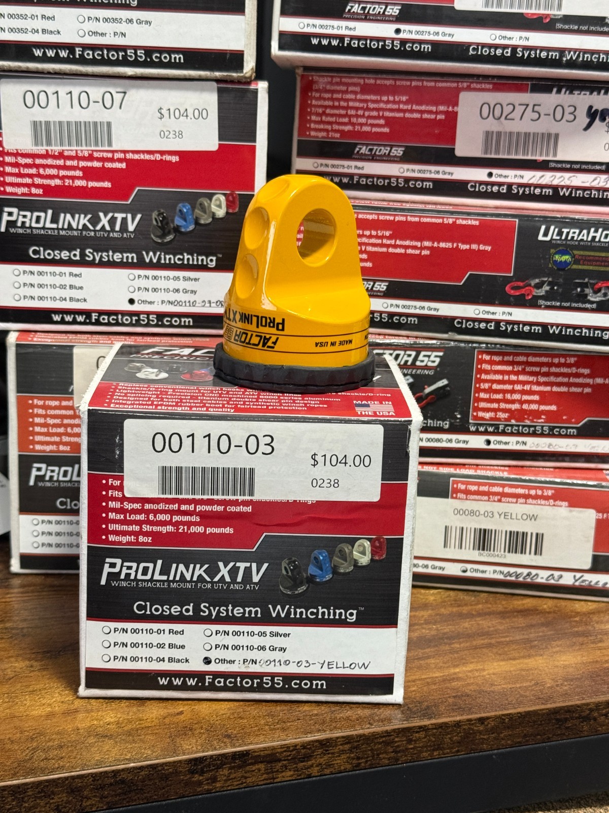 Factor 55 Prolink XTV - Yellow 6,000# [Part# 00110-03]