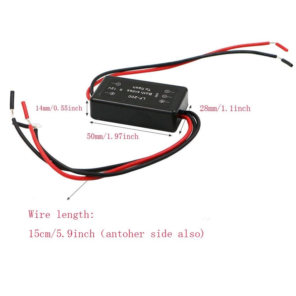 YSY LF-200 Flash Strobe Controller Car Flasher Module for Led Work Light 12V ...
