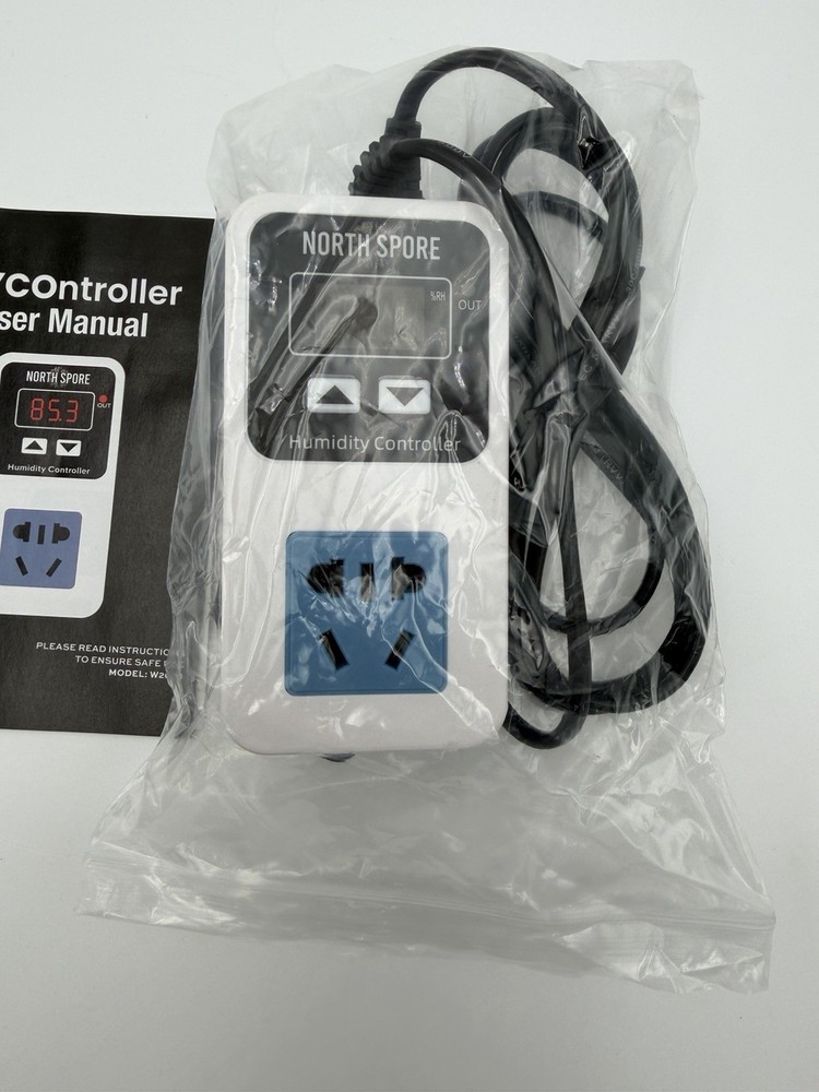 8 Pack North Spore Digital Humidity Controller Hygrostat Plug & Play Grow Tent