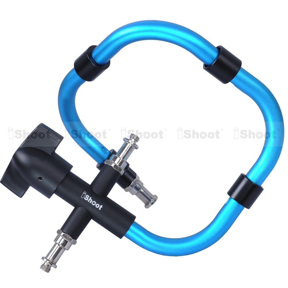 Support Flash Bracket Camera Holder for Light Stand Tripod Panning Ball Head