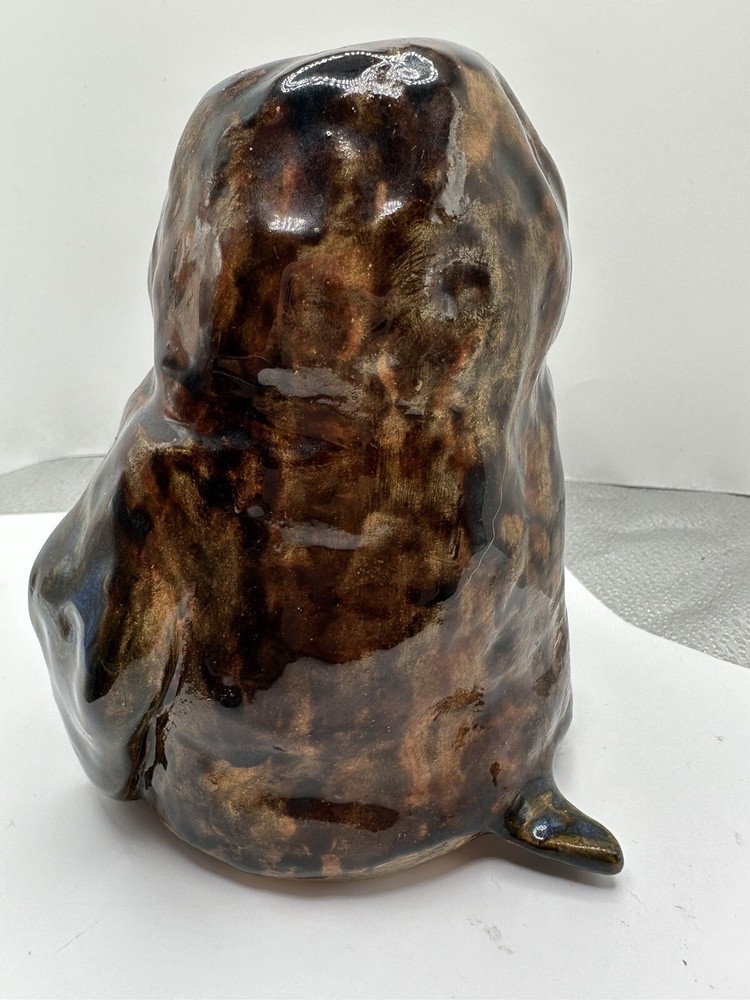 Penguin Candle Holder Signed