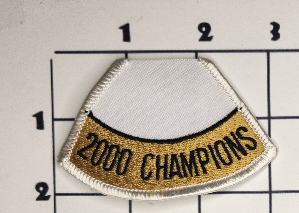 2000 Champions Patch 3" Embroidered Sew On