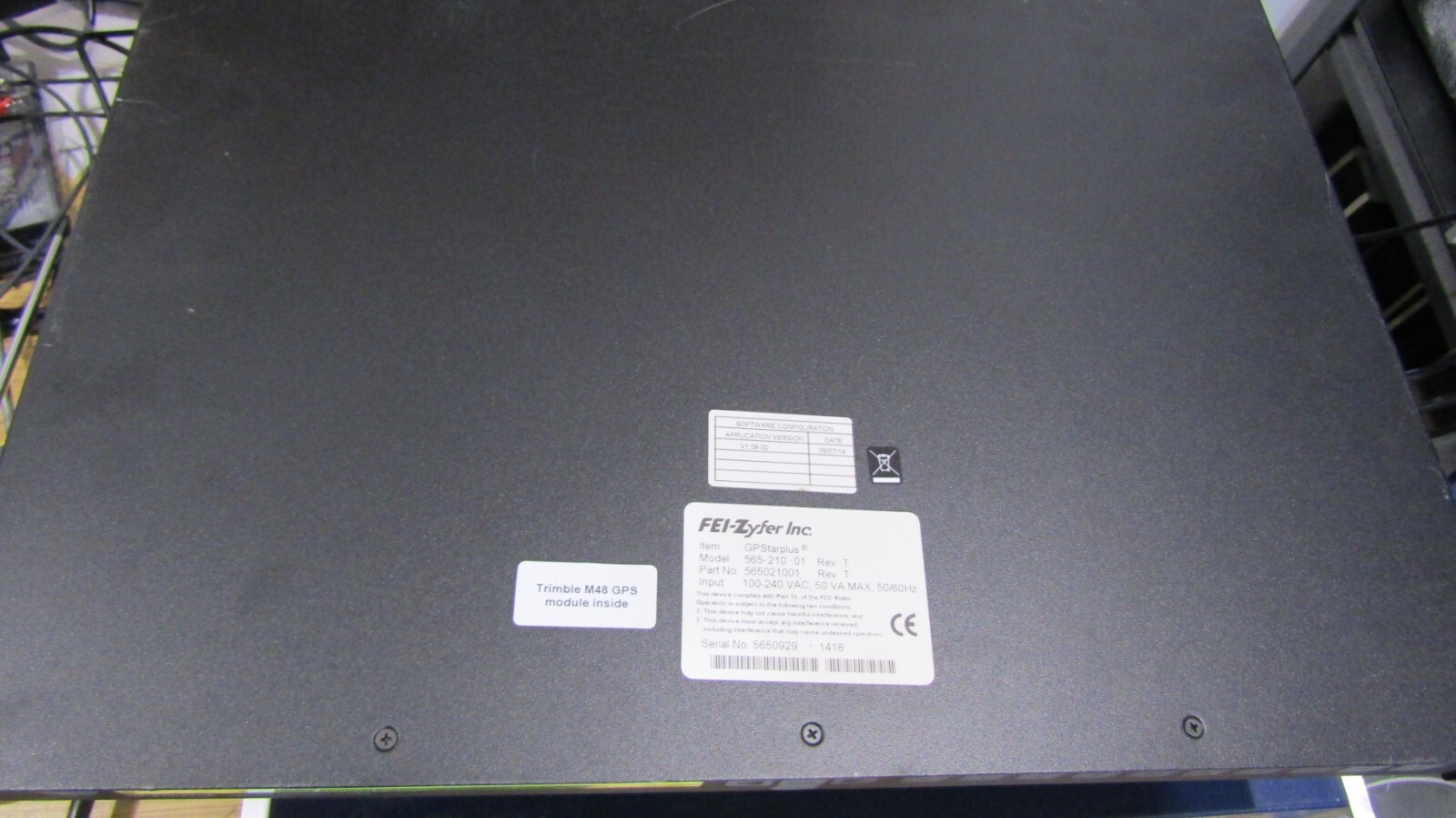 FEI-ZYFER GPStarplus 565 time frequency system GPSDO, Trimble GPS, Morion MV201