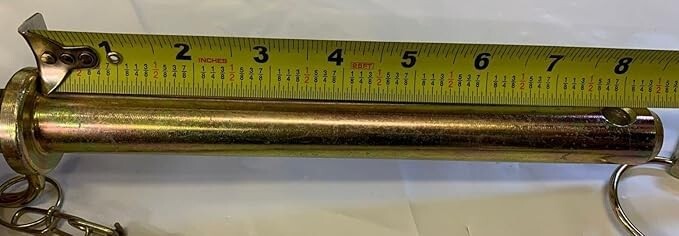 Lot of 2 Goliath 7/8" Tractor Hitch Pin with Chain ~ HP78WC