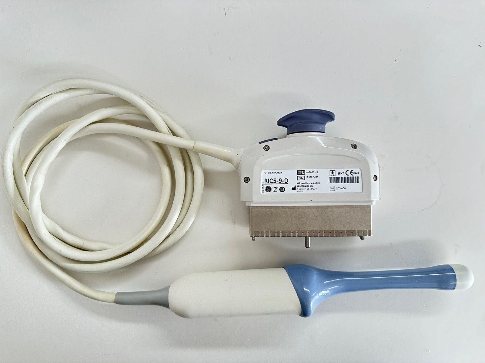 GE Ultrasound Transvaginal Transducer Probe RIC5-9-D H48651MS - DAMAGED TIP