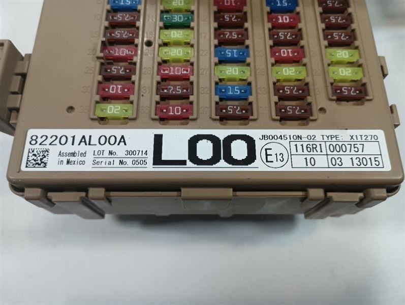 2015 LEGACY Fuse Box In Cabin Mount, 82201AL00A (10328548