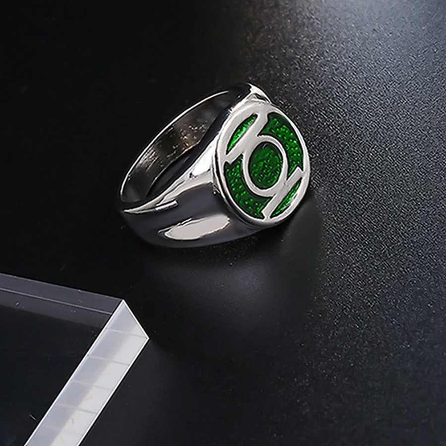 Green Lantern DC Comics Ring Band Superhero Jewelry Alan Scott