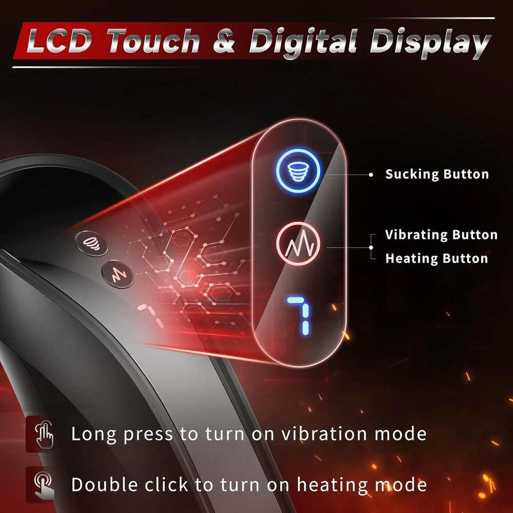 Handsfree Automatic Male Masturbator Cup Rotating Thrusting Heating Lubricants