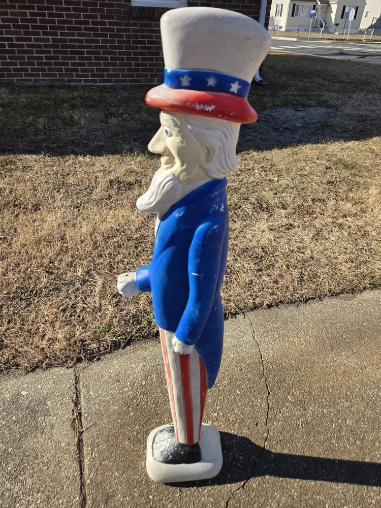 Uncle Sam Lighted Blow Mold Don Featherstone