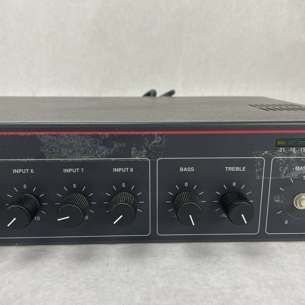 Dukane 2A96 8-Channel Mixer Missing Knob