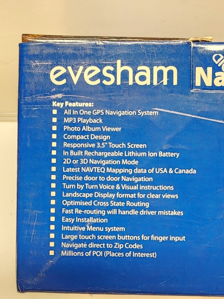 Evesham Nav-Cam 7700 GPS Works