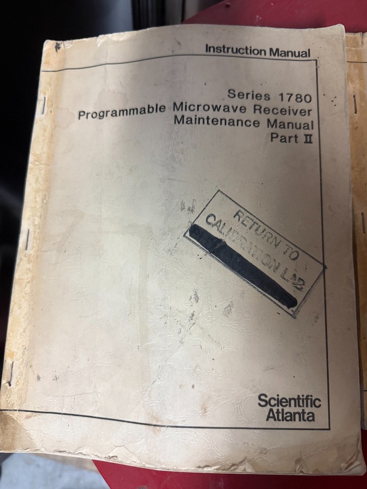 Complete Scientific Atlanta 1780 Phase Amplitude Programmable Microwave Receiver