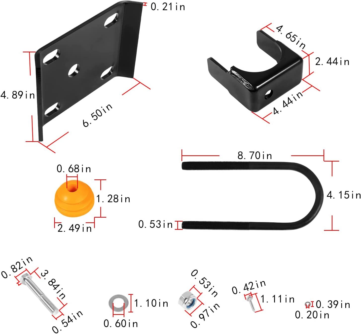 6" Rear Axle Drop Flip Kit Fits For Chevy Silverado 1500 C1500 2WD 88-1998