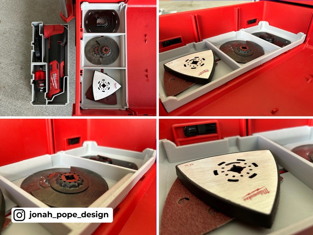 Milwaukee Packout Slimline Insert for M12 Fuel Multi Tool (Insert Only)