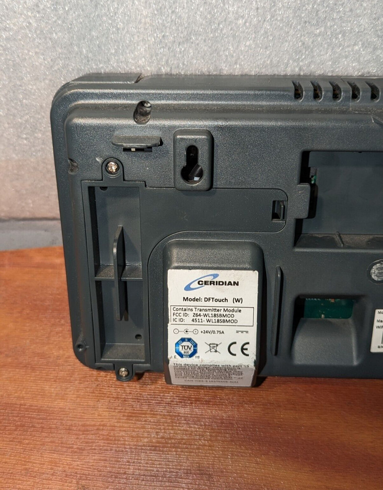 CERIDIAN DFTOUCH DAYFORCE TOUCH TIME CLOCK, "Check Desc"