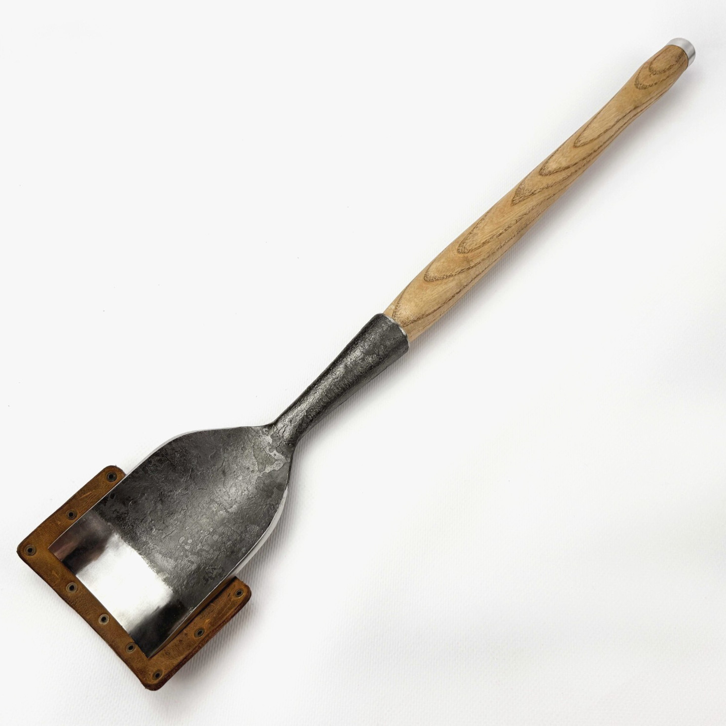 Rounded Timber Chisel – Hand-Forged Steel, Ash Handle, Sheath, Heavy Duty