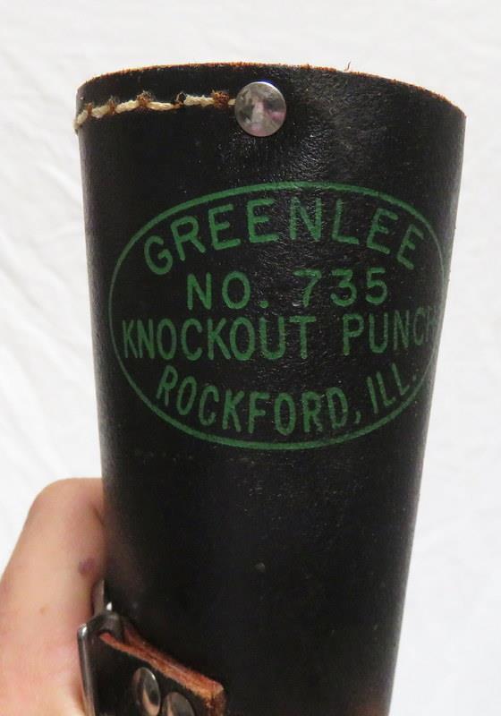 Greenlee 735 Knockout Punch Set w/ Extra 1/2" Bit