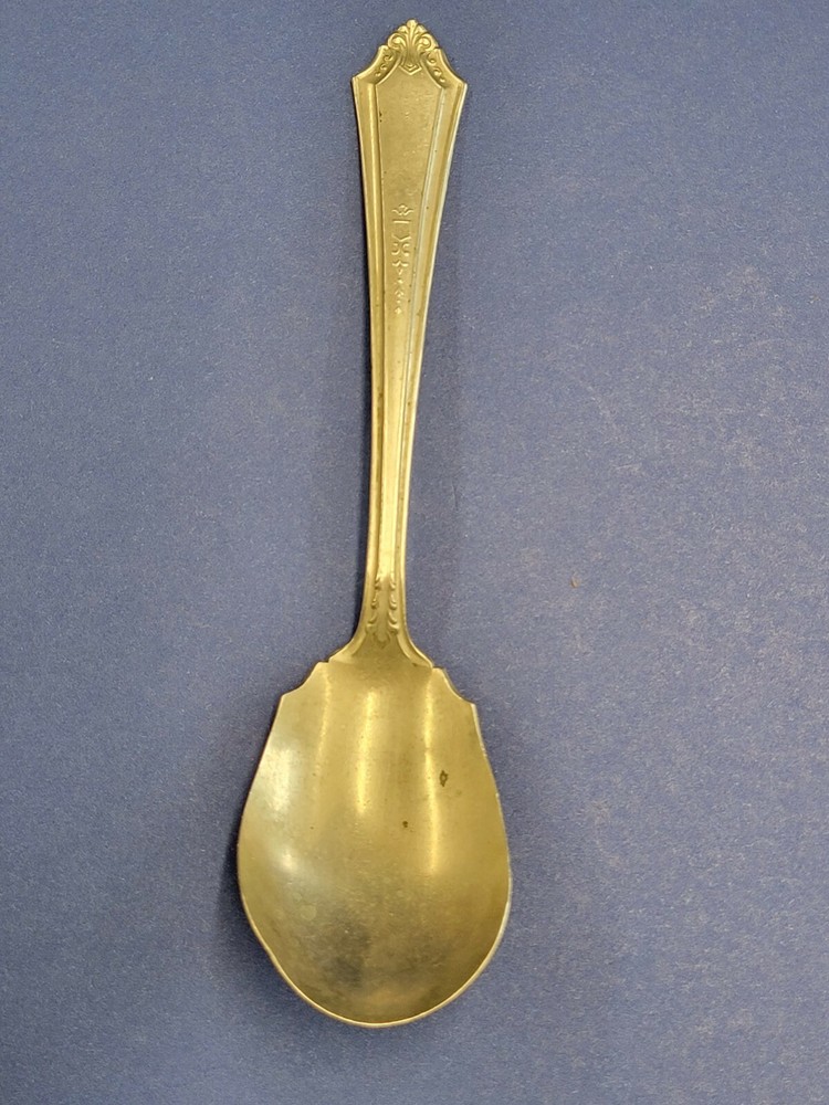 Vintage Annette Silvore Silverplate Flatware Sugar Spoon