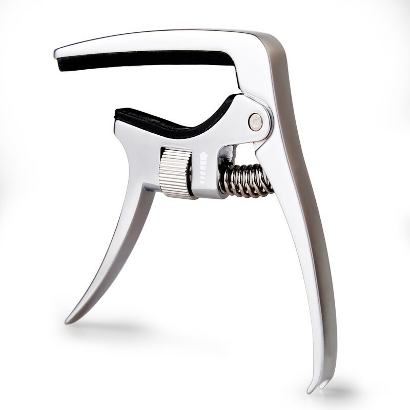 Guitar Capo Adjustable Tension Built-in Bridge Pin Puller