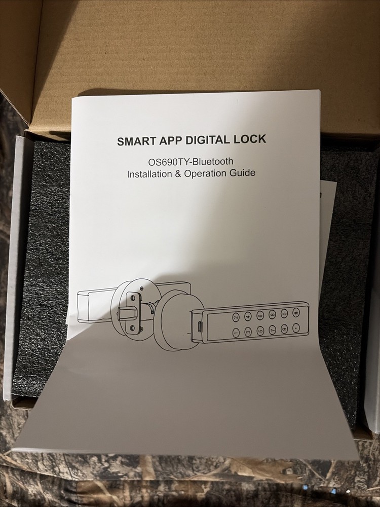 Digital Lock OS690TY-Bluetooth Smart Door Lock with Handle