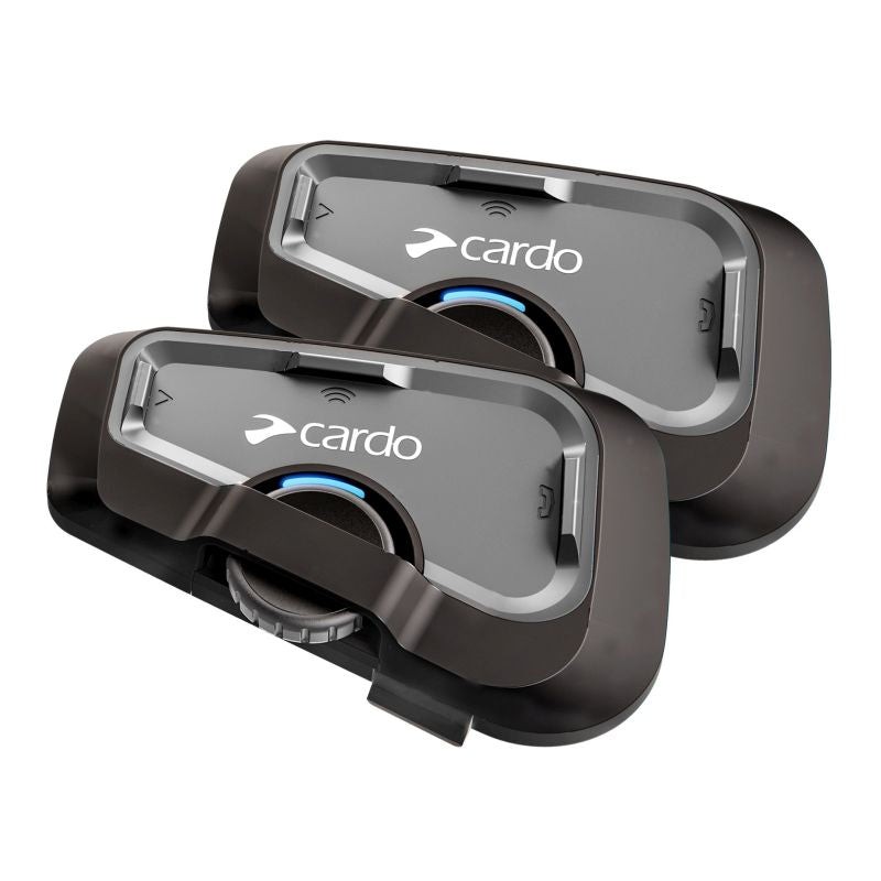 Cardo Freecom 4X Duo Bluetooth Motorcycle Communication System for 2 Helmets