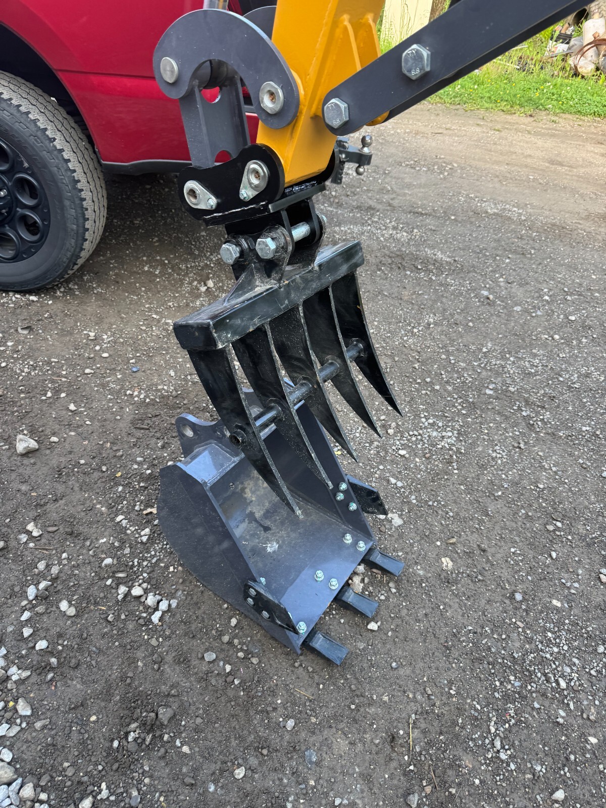 Adapter for AGT QNT30 QNT50 Bobcat to fit 25MM Attachments- Custom MADE IN OHIO!