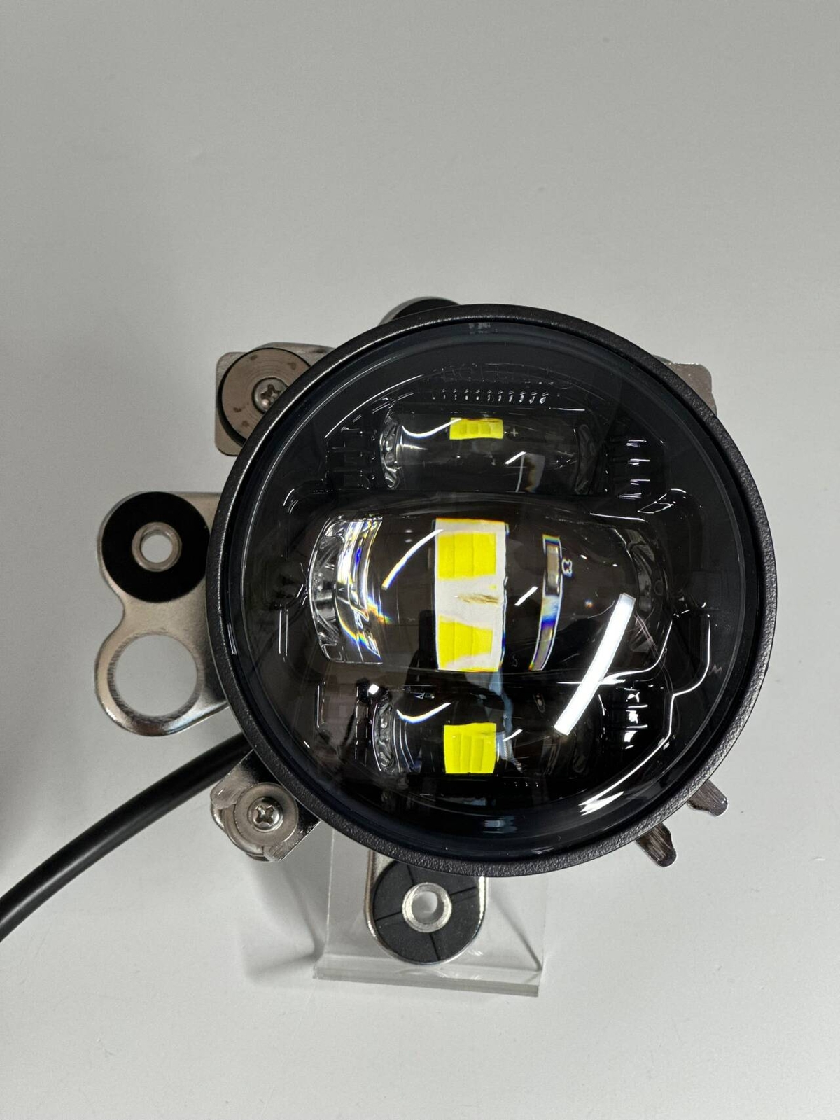 Black LED Driving Fog Lights For Honda Goldwing GL1800 2001-2010 Fog Lamps LH&RH