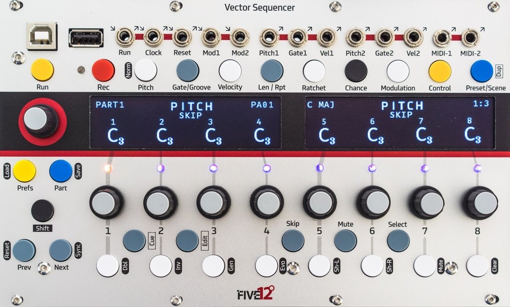 FIVE12 VECTOR SEQUENCER MK1 : NEW : [DETROIT MODULAR]